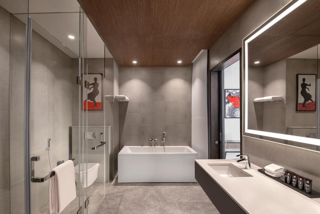 Radisson RED Chandigarh Mohali with Bathtub in Room Radisson RED Chandigarh Mohali with Bathtub in Room